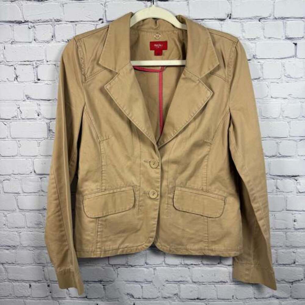 Mossimo Women's Tan Blazer Jacket Size Large